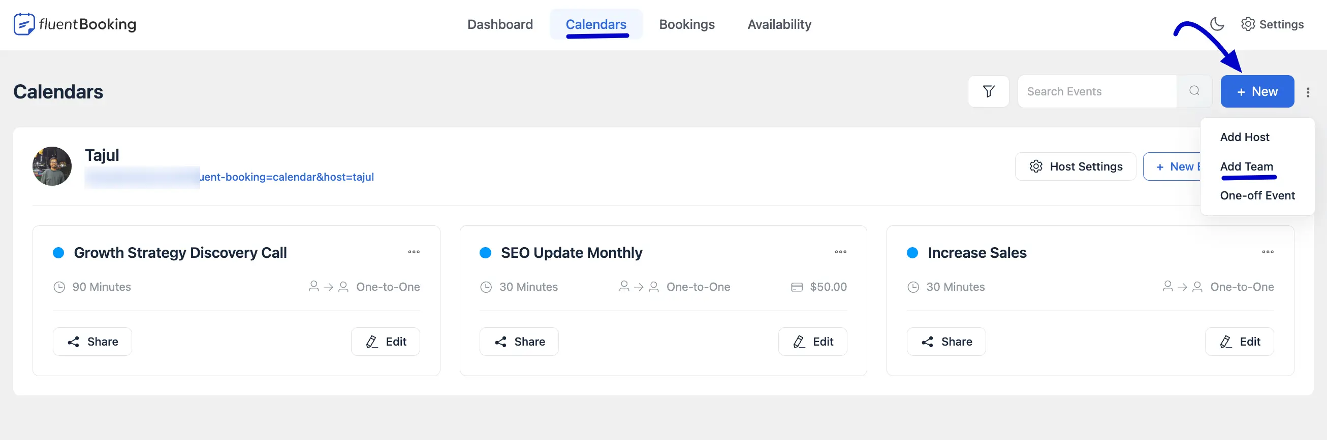 Create Collective Booking