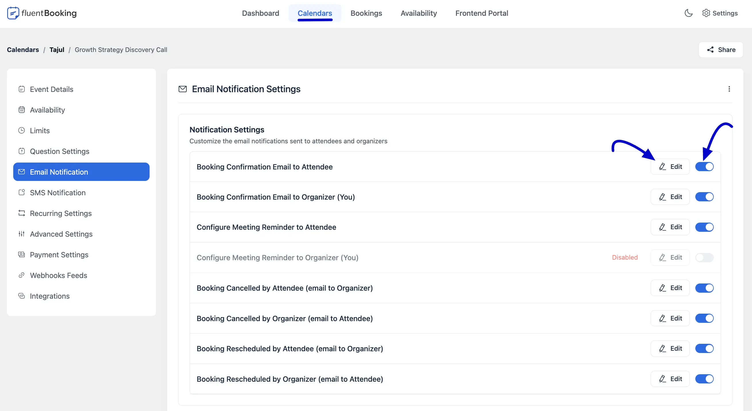 Customize a notification template
