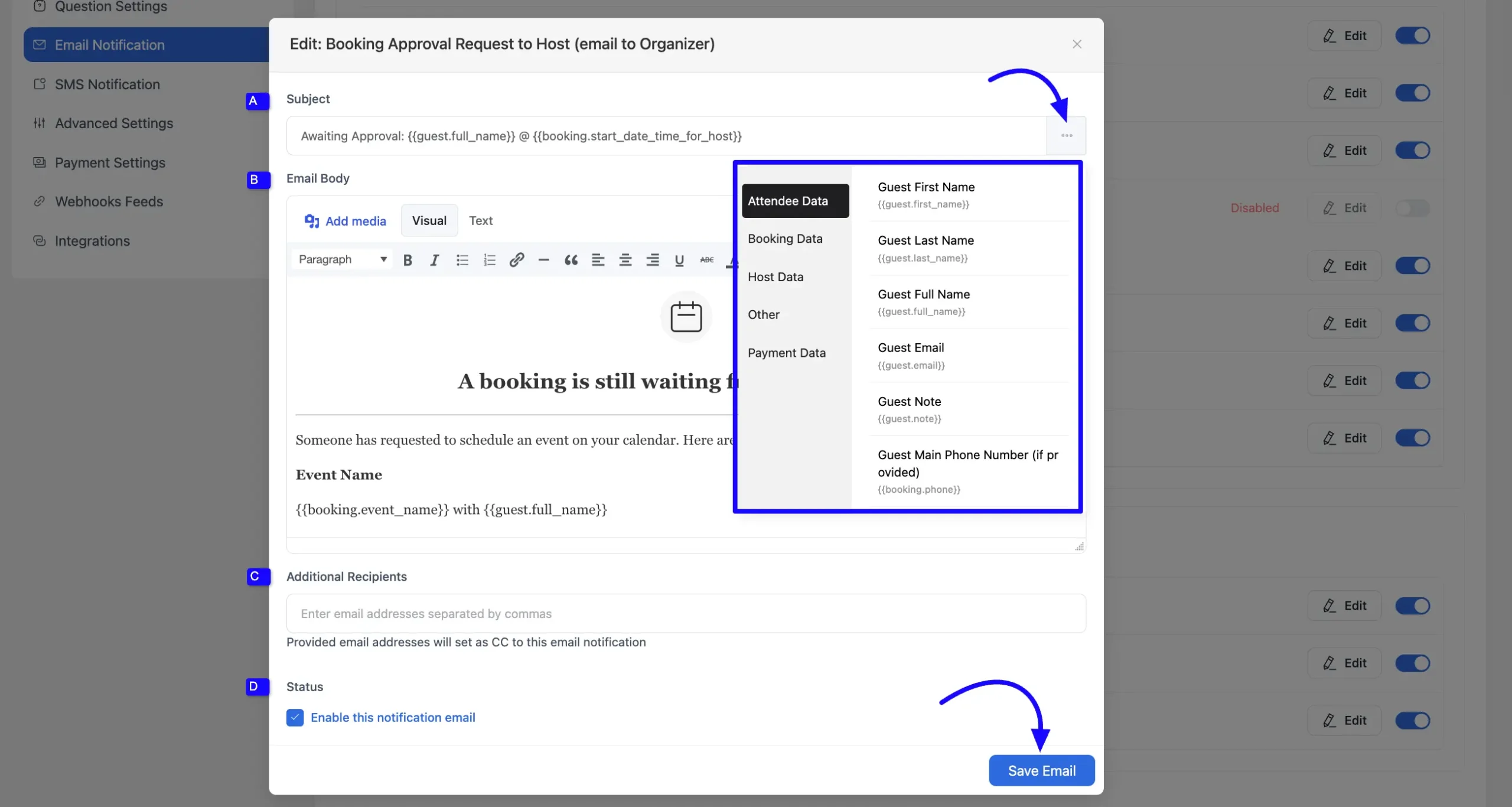 Other notifications and routing