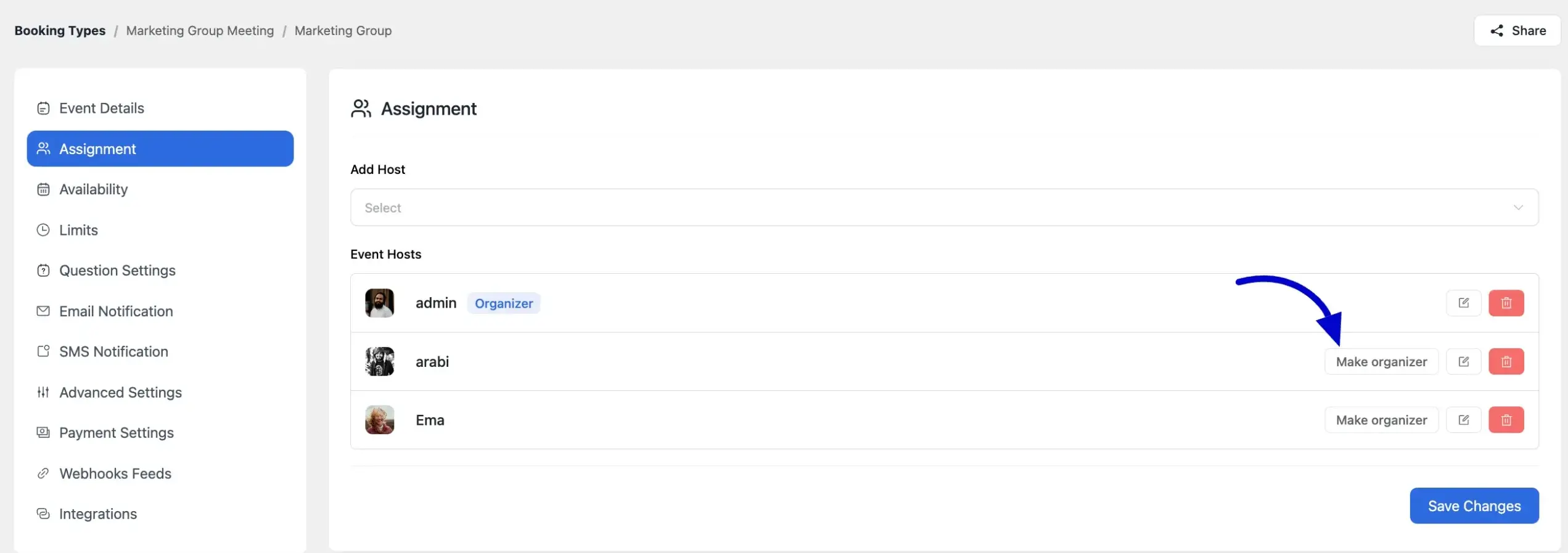 Manage Hosts