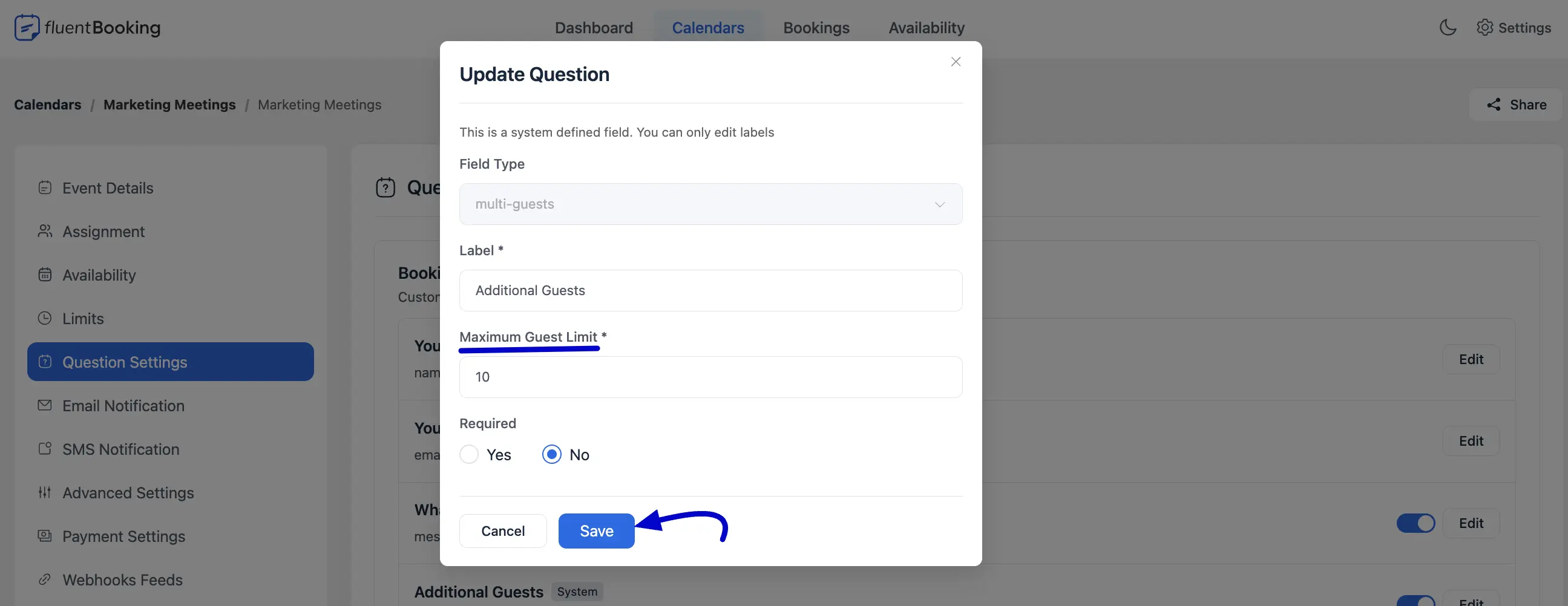 configure the Field Type