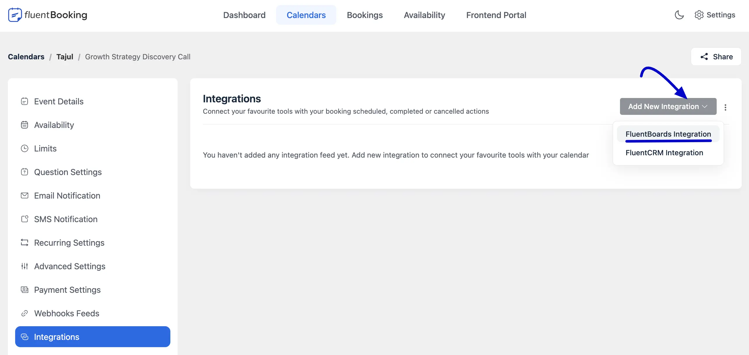 Add New Integration