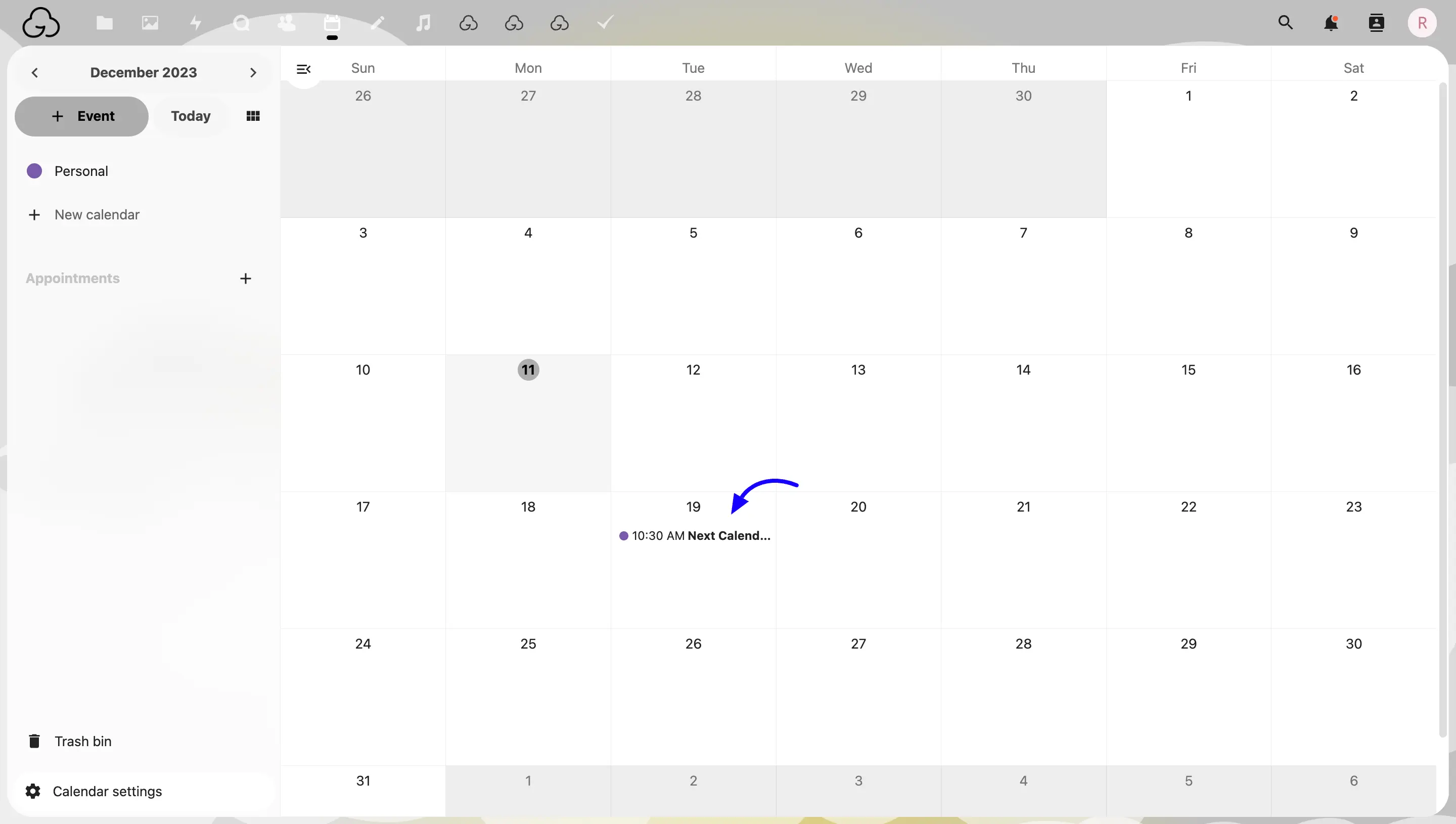 Nextcloud Calendar