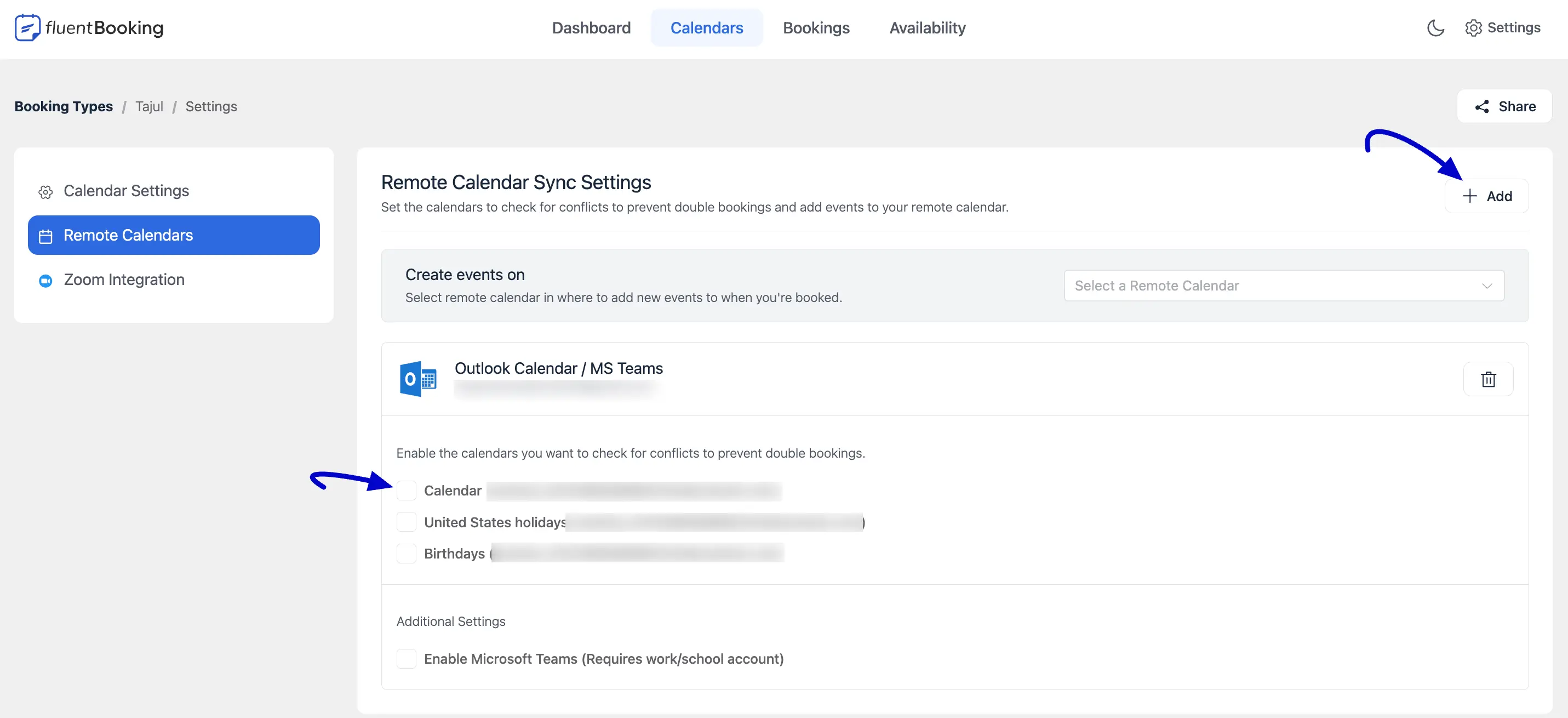  Outlook Calendar Account Selection