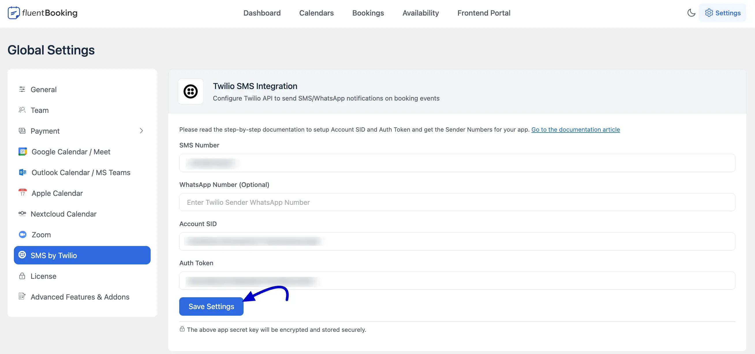 Twilio Credentials