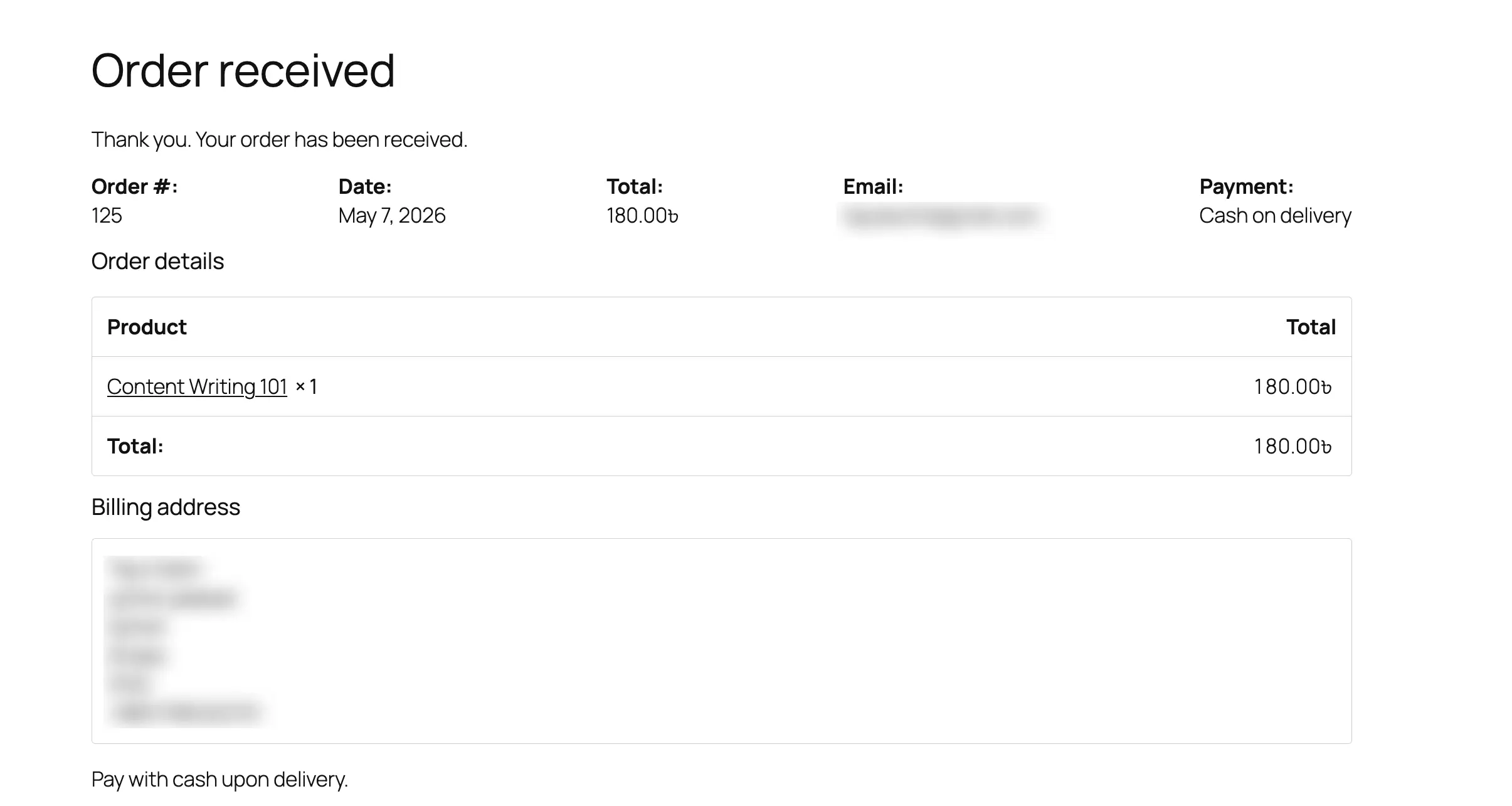 Payment Method